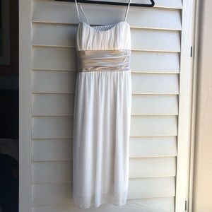 Ivory and Gold Bridesmaids Dress